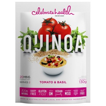 Celebrate Health Tomato & Basil Quinoa 130g